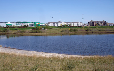 What are retention ponds and detention ponds?